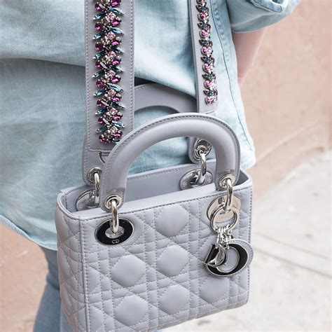 my lady dior embellished strap|Small Lady Dior Bag.